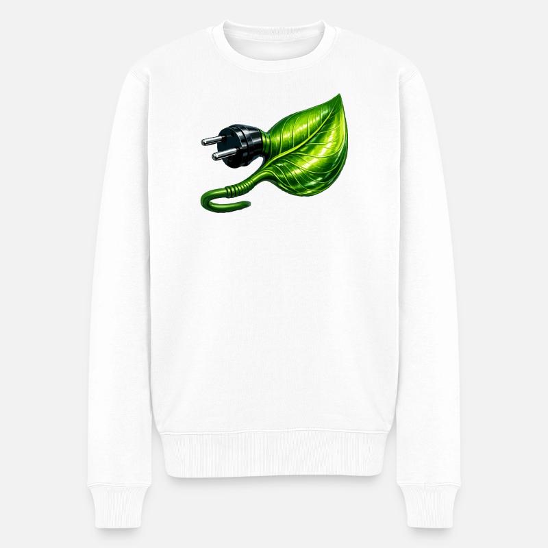 Fiche énergétique verte - Pull Premium bio Homme - blanc