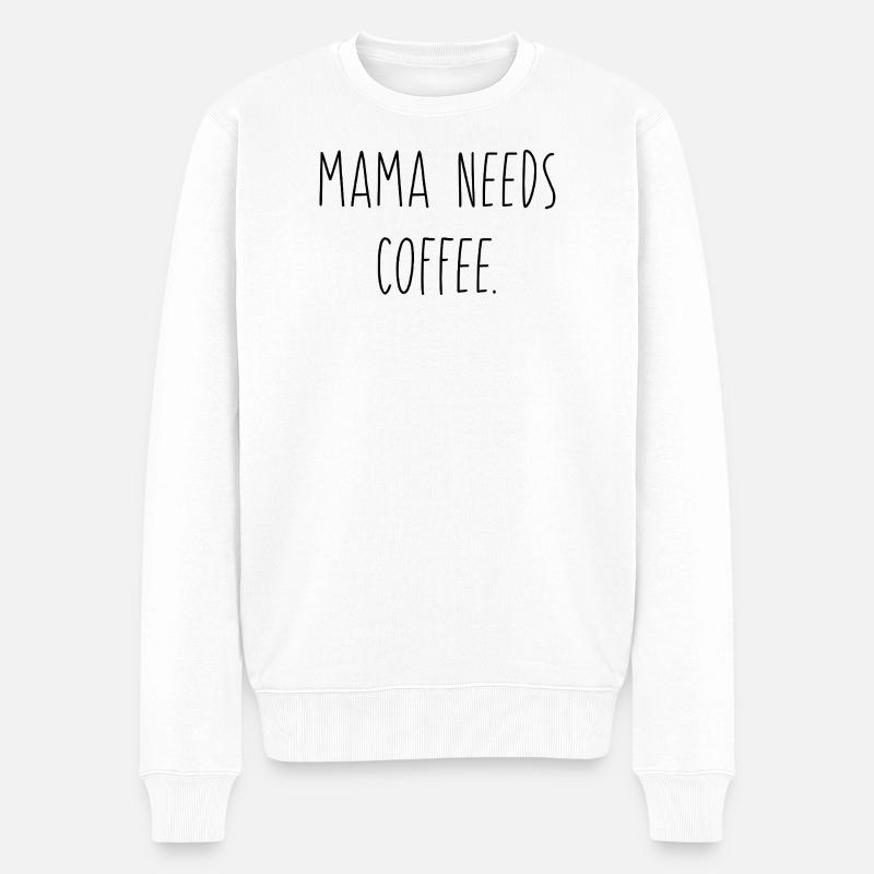 Le monde de maman - Pull Premium bio Homme - blanc