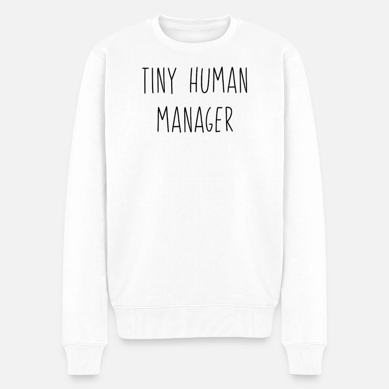 Le monde de maman - Pull Premium bio Homme - blanc