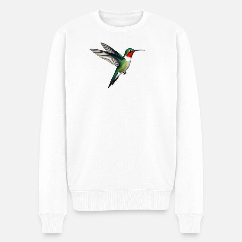 Colibri - Pull Premium bio Homme - blanc