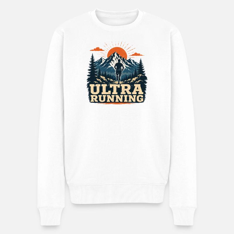 Ultra Running - Pull Premium bio Homme - blanc