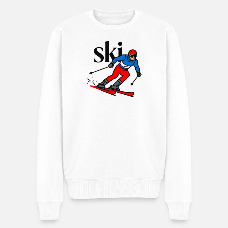 Ski Sport - Pull Premium bio Homme - blanc