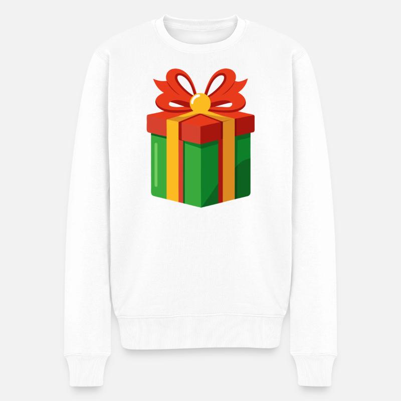 cadeau - Pull Premium bio Homme - blanc