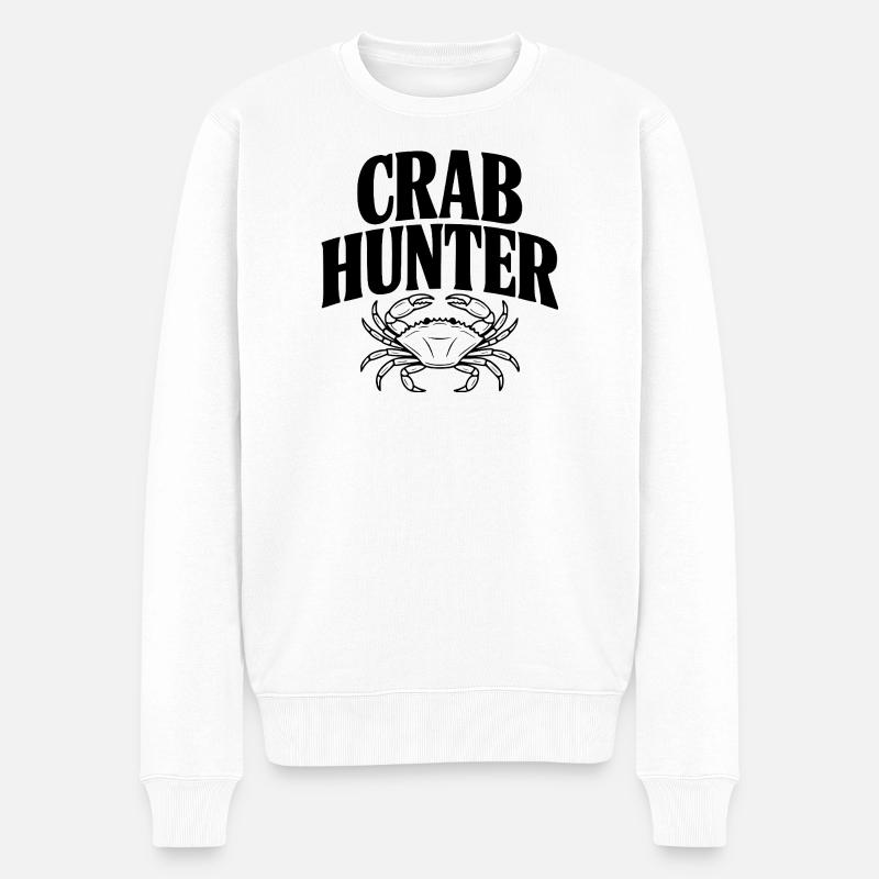 Chasseur de crabes - Pull Premium bio Homme - blanc