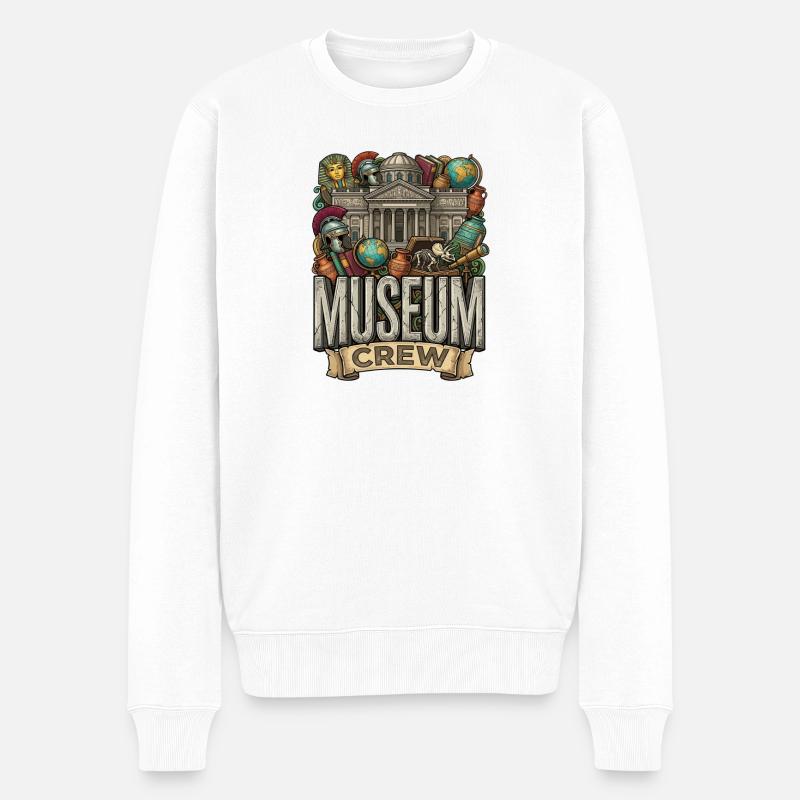 Équipe du musée - Pull Premium bio Homme - blanc