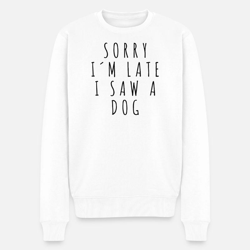 Dicton de chien - Pull Premium bio Homme - blanc