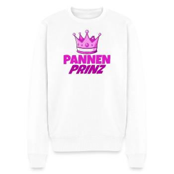 Breakdown Prince – King of Misfortunes - Men's Premium Organic Jumper - white - Front - Thijin (182cm)