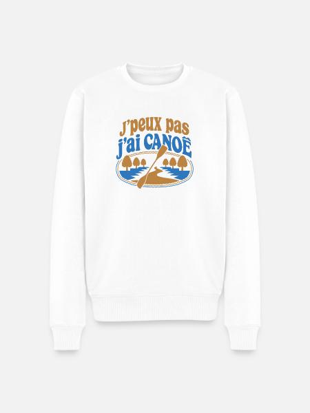 J’peux pas j’ai Canoë - Pull Premium bio Homme - blanc