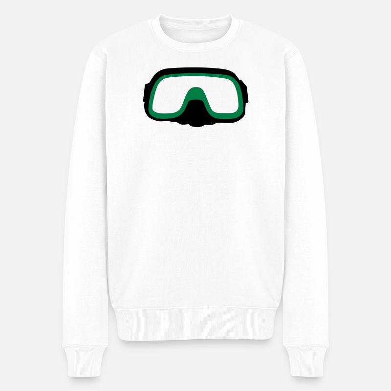 Masque de plongée sous-marine - Pull Premium bio Homme - blanc
