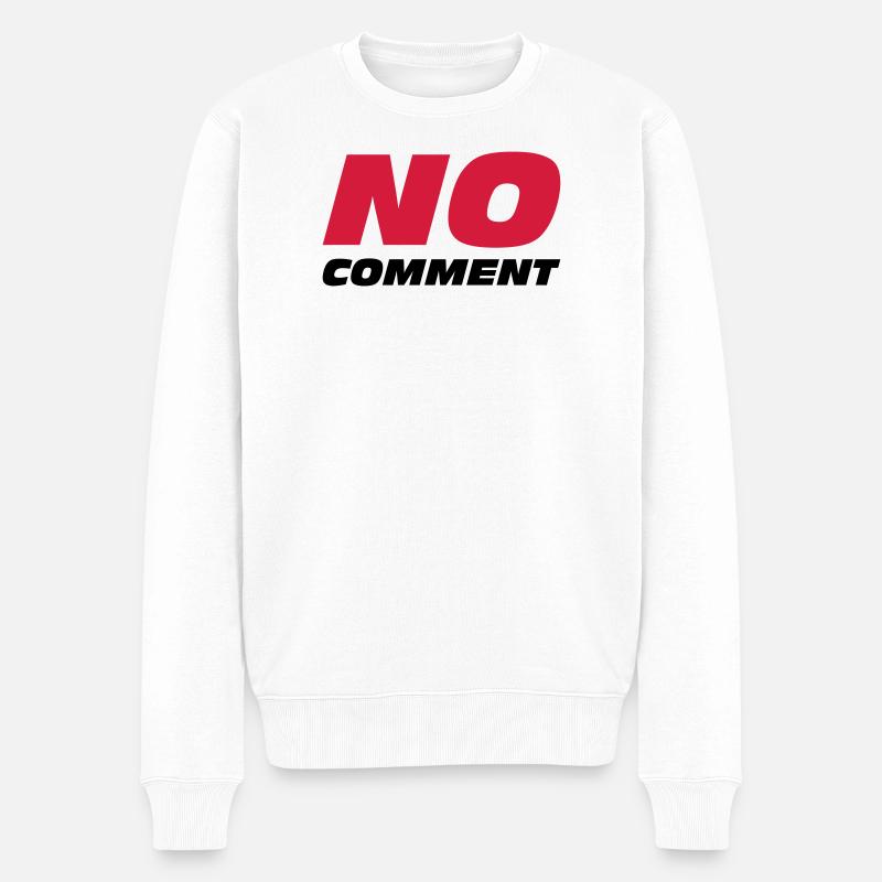 No Comment - Pull Premium bio Homme - blanc