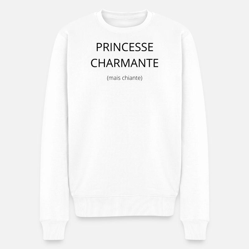 Princesse charmante - Pull Premium bio Homme - blanc