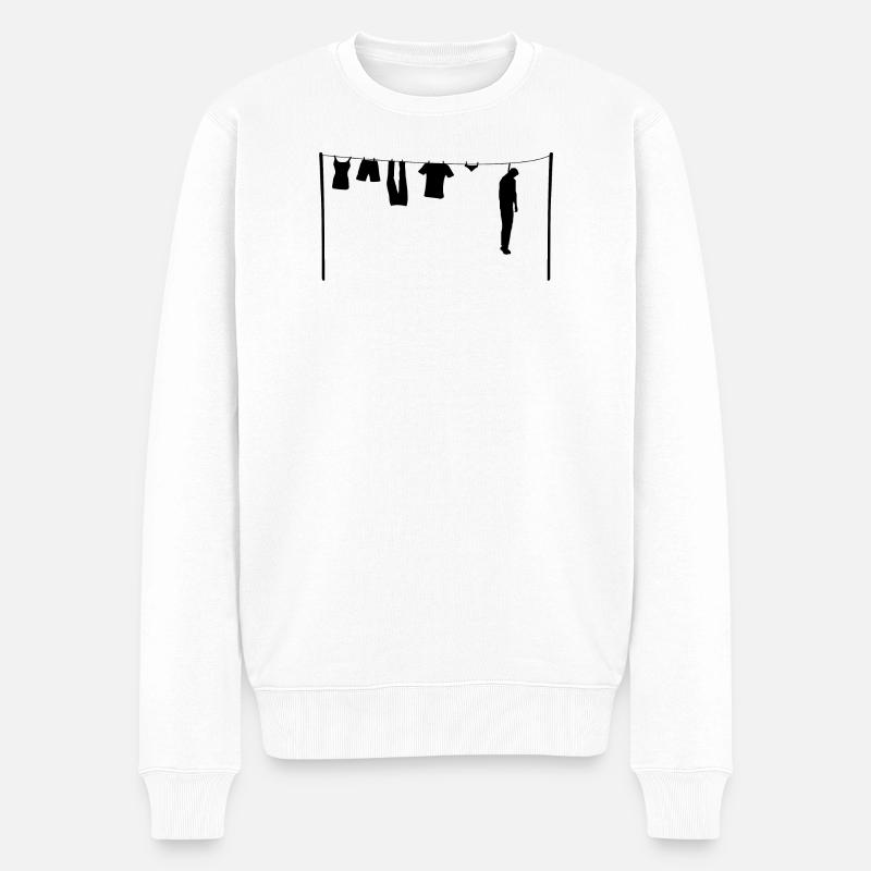Le pendu - Pull Premium bio Homme - blanc