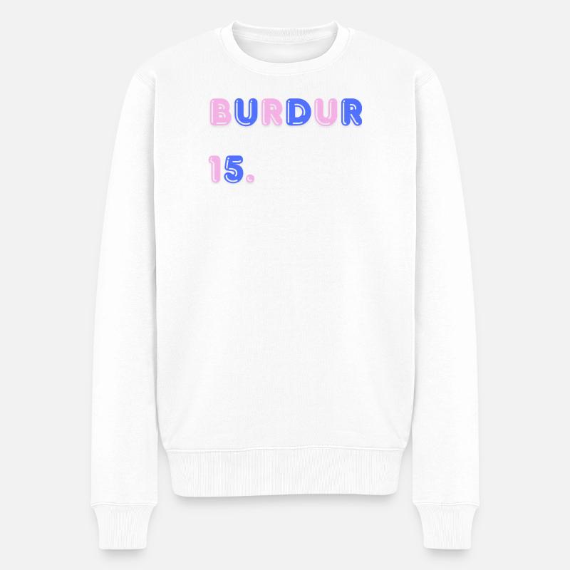 Burdur - Pull Premium bio Homme - blanc