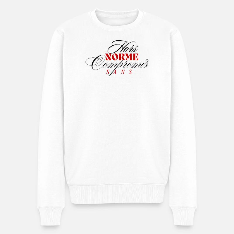 Hors norme & Sans compromis - Pull Premium bio Homme - blanc