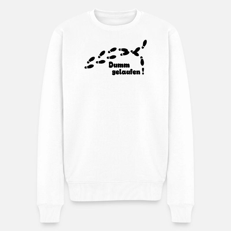 Stupide - Pull Premium bio Homme - blanc