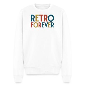 Retro forever - Pull Premium bio Homme - blanc - Devant - Thijin (182cm)