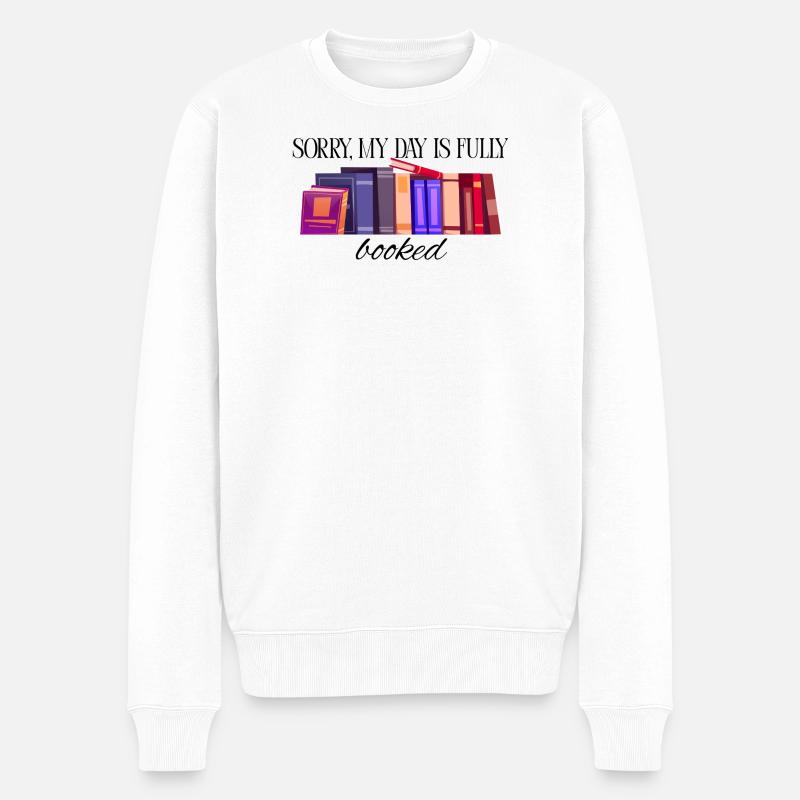 Mon week-end est complet - Pull Premium bio Homme - blanc