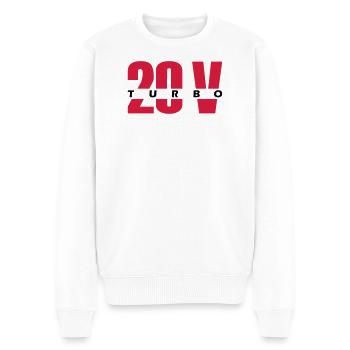 20V turbo - Pull Premium bio Homme - blanc - Devant - Thijin (182cm)
