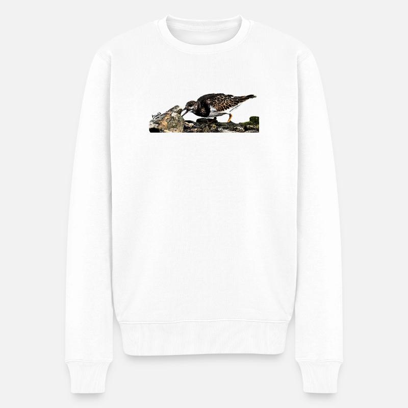 HGWild - Turnstone - Pull Premium bio Homme - blanc