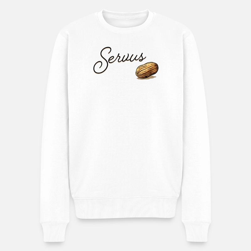 Conception du scénario de Serius Mandel - Pull Premium bio Homme - blanc