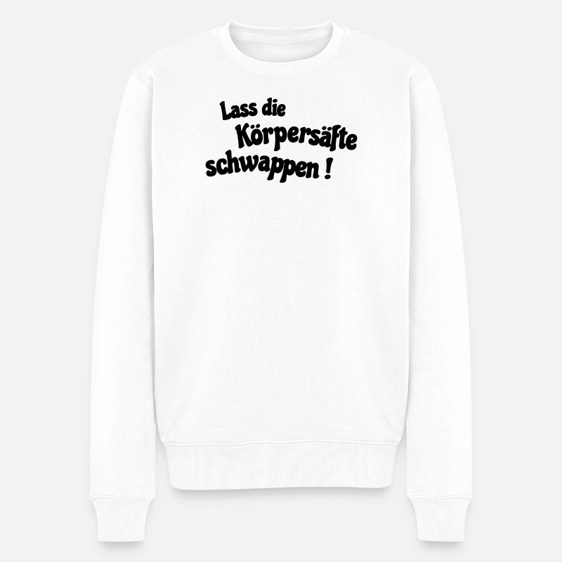 koerpersaefte - Männer Premium Bio Pullover - Weiß