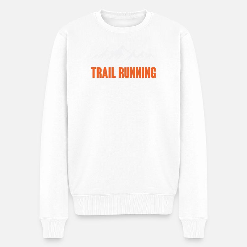 Trail running - Pull Premium bio Homme - blanc