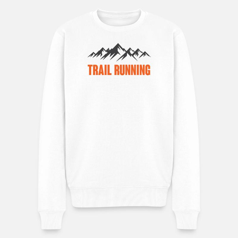 Trail running - Pull Premium bio Homme - blanc