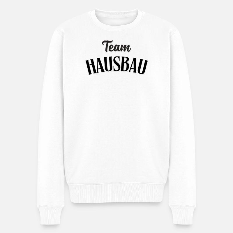 Construction de maisons d’équipe - Pull Premium bio Homme - blanc