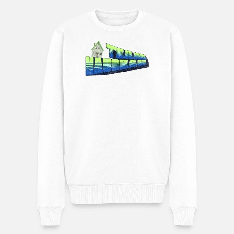 Construction de maisons d’équipe - Pull Premium bio Homme - blanc