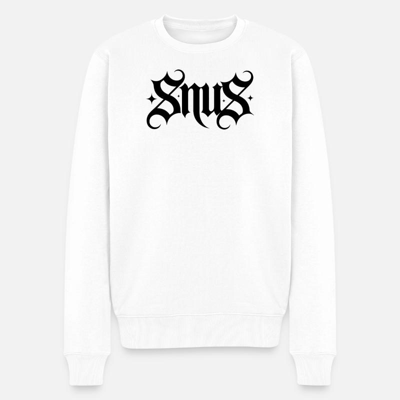 Snus – Nikotinbeutel Zyn T-Shirt - Männer Premium Bio Pullover - Weiß
