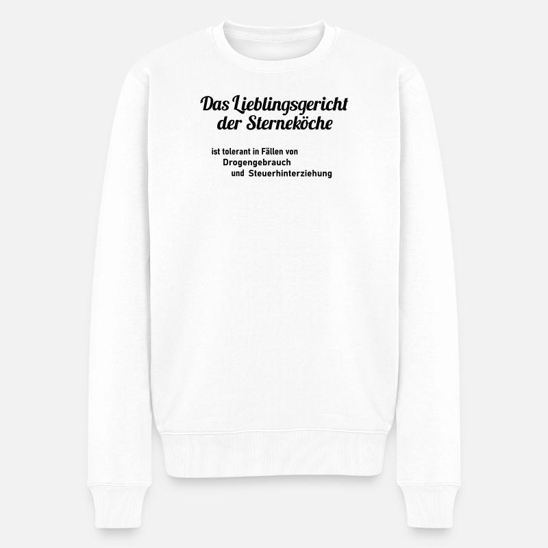 Plat préféré - Pull Premium bio Homme - blanc