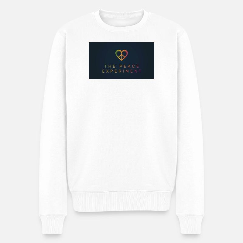 L’Expérience de la Paix - Pull Premium bio Homme - blanc
