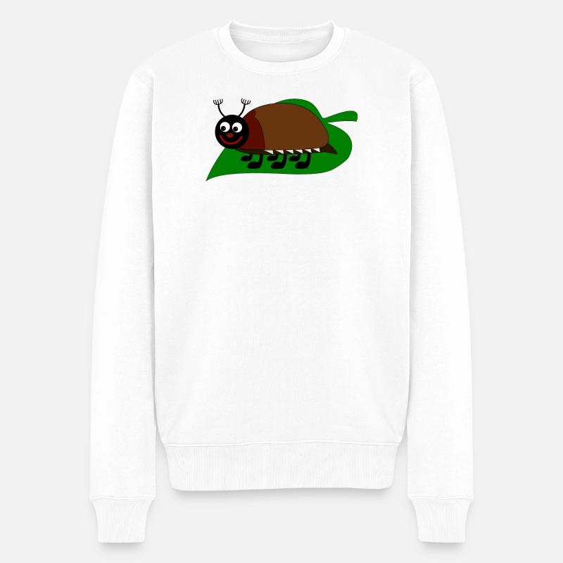 Maikäfer auf einem Blatt - Pull Premium bio Homme - blanc