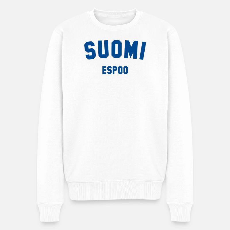 ESPOO Suomi Finlande - Pull Premium bio Homme - blanc