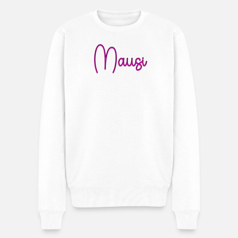 Mausi_2026 - Pull Premium bio Homme - blanc