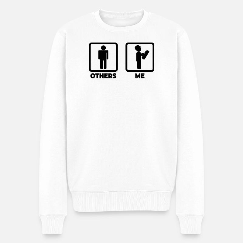 Bunottes d’architectes - Pull Premium bio Homme - blanc
