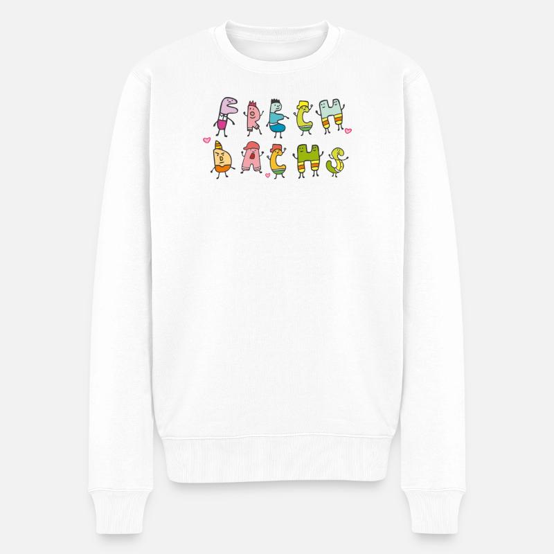 Rascal - Men's Premium Organic Jumper - white
