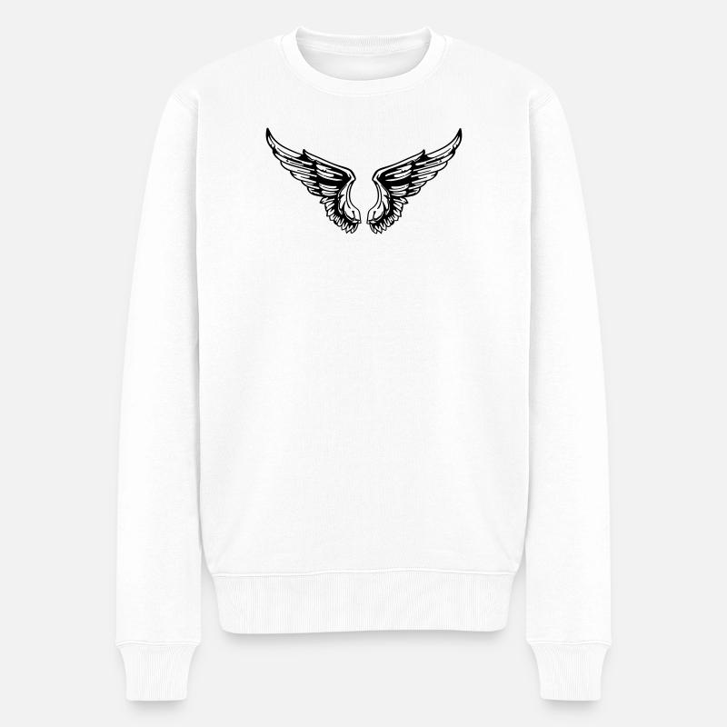 2541614 135311685 fluegel - Pull Premium bio Homme - blanc