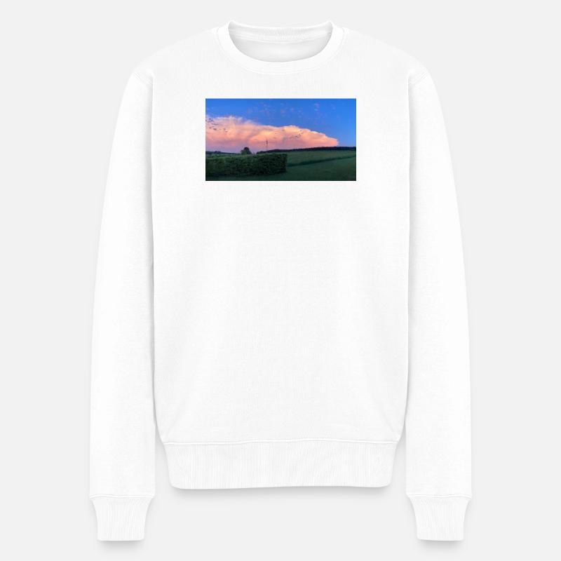 Image de nuage - Pull Premium bio Homme - blanc