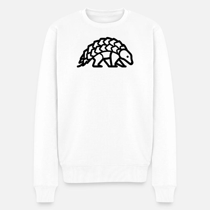 pangolin - Pull Premium bio Homme - blanc