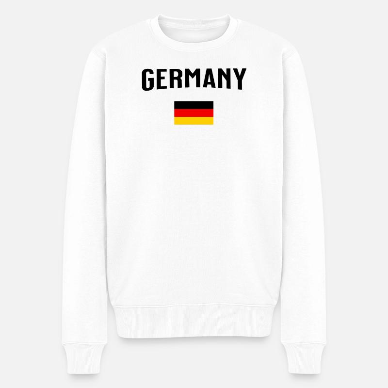 Allemagne - Pull Premium bio Homme - blanc