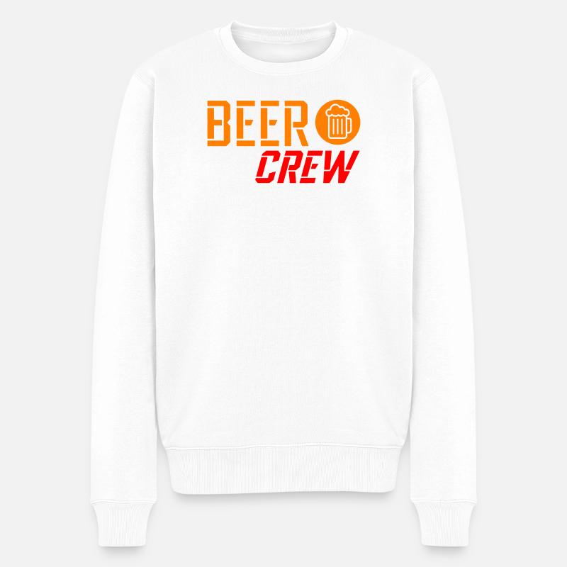 Équipe de bière - Pull Premium bio Homme - blanc