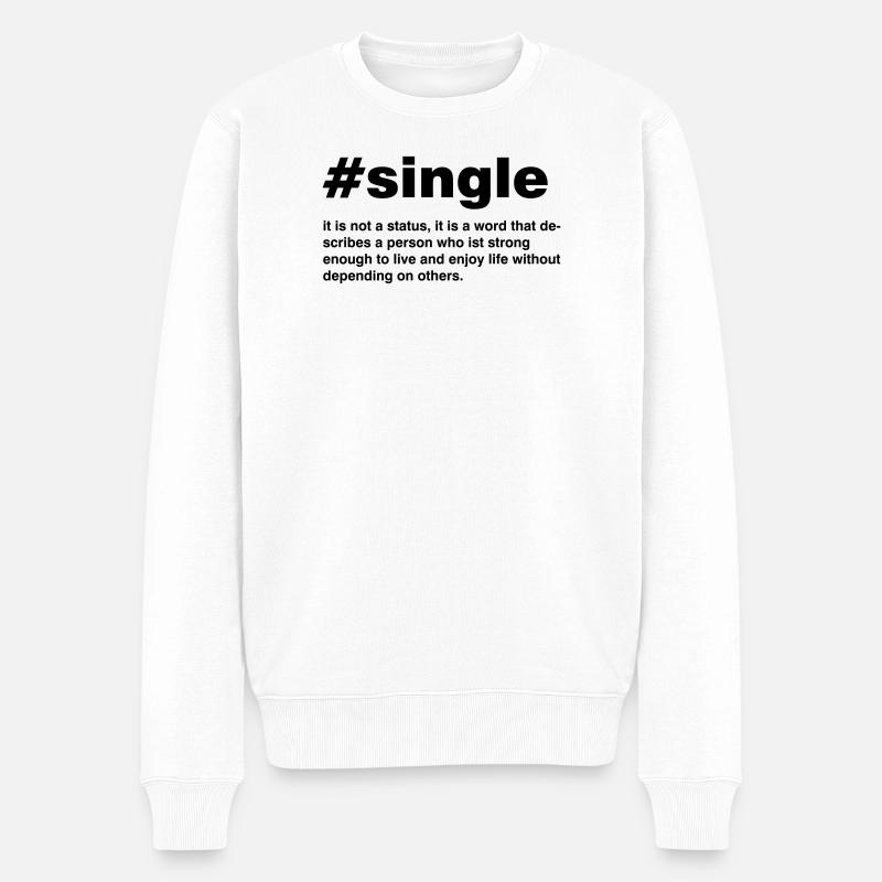 Simple est pas un statut - Pull Premium bio Homme - blanc