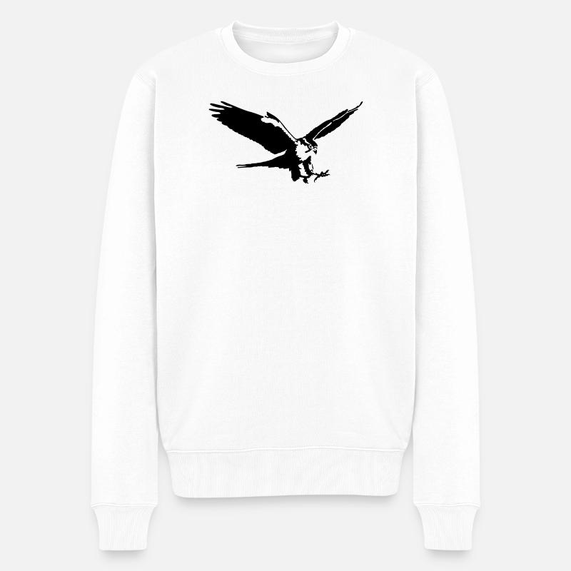 Falke - Männer Premium Bio Pullover - Weiß
