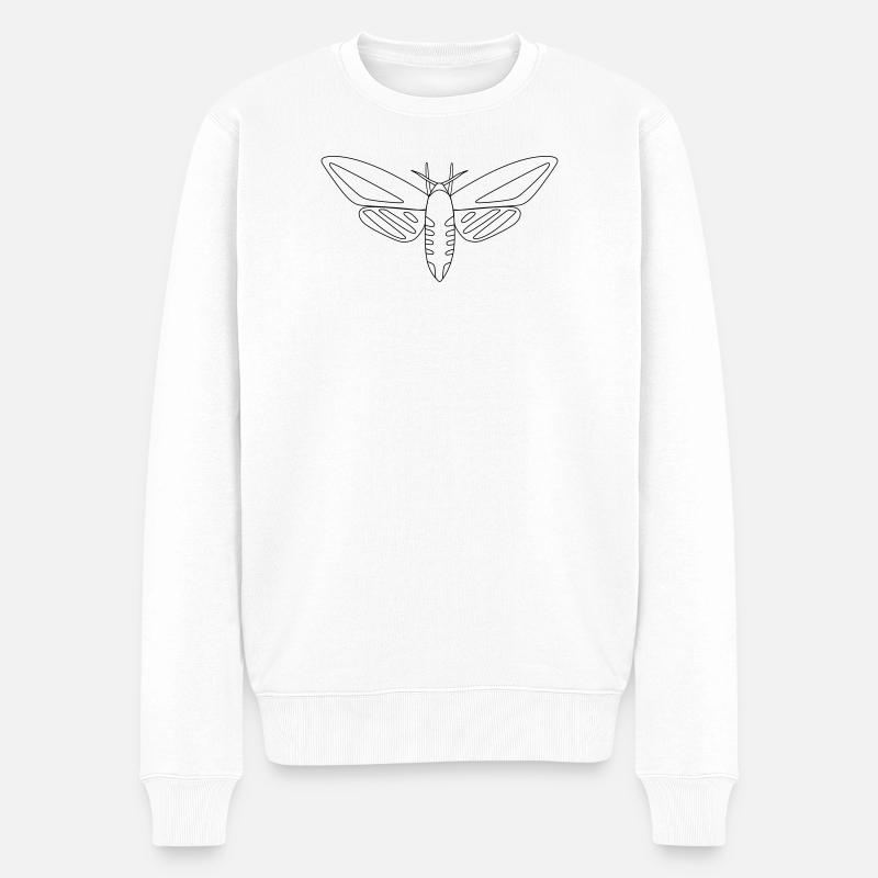 Spießente - Männer Premium Bio Pullover - Weiß