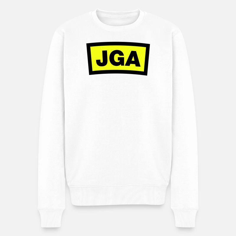 JGA - Emblem - Männer Premium Bio Pullover - Weiß