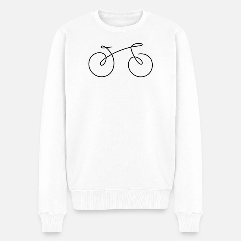 Bicycle Line - Pull Premium bio Homme - blanc