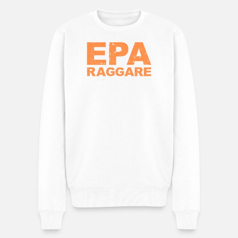 Epa Raggare - Männer Premium Bio Pullover - Weiß