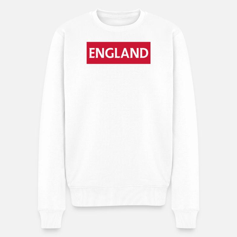 Conception de l’emblème de l’Angleterre Blackburn - Pull Premium bio Homme - blanc