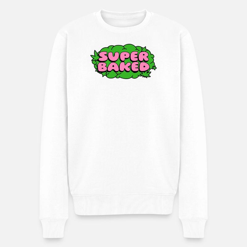 Pop néon super cuit - Pull Premium bio Homme - blanc